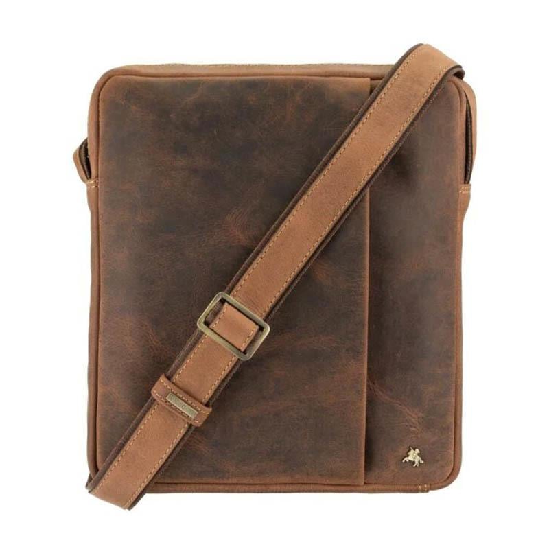 Мужская сумка Visconti TC69 Watson кожаная Havana Tan (36798)