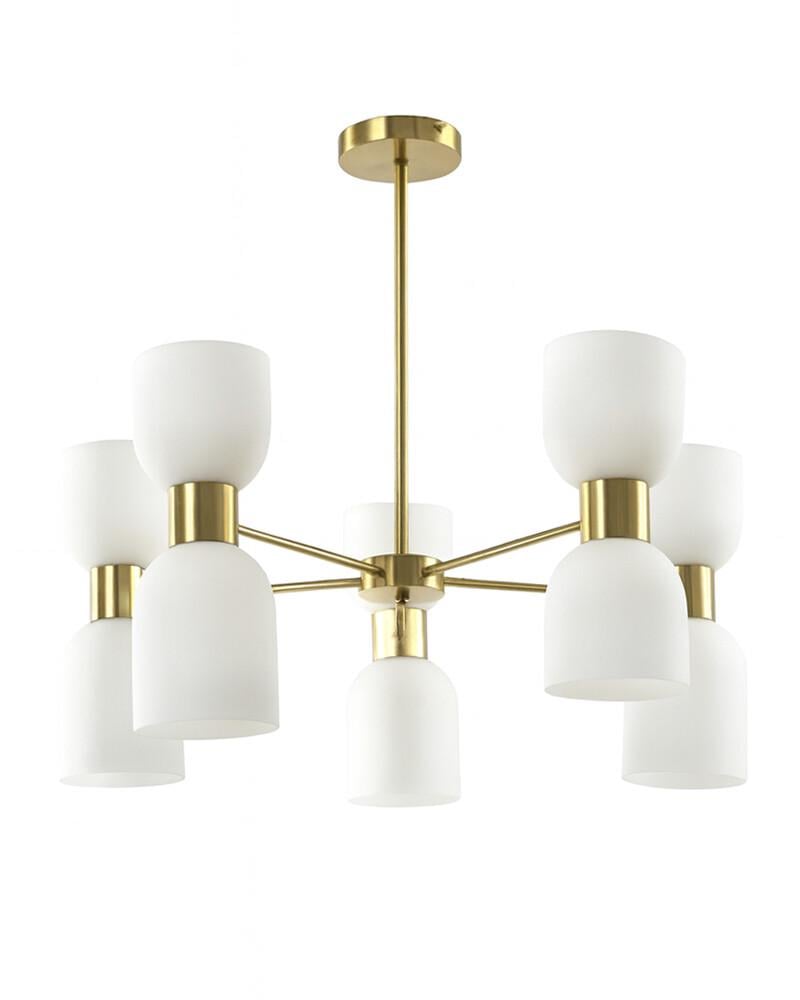 Люстра Edlin PL321155-10 Aurora E27 10x12W IP20 Латунний (28094491)