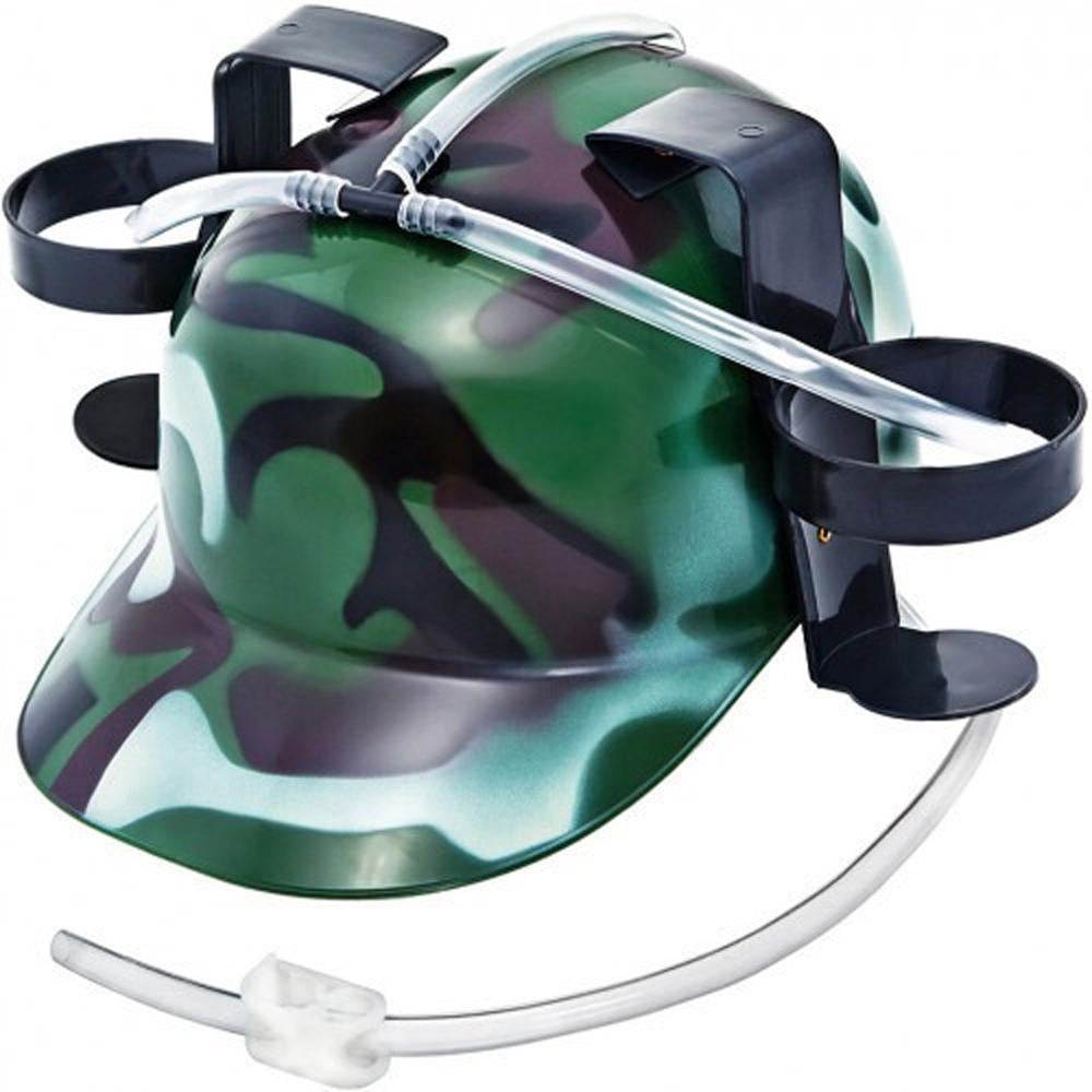 Каска для пива с трубочками и подставками под банки 27x18x12 см Камуфляж - фото 3 Каска для пива с трубочками и подставками под банки 27x18x12 см Камуфляж - фото 3