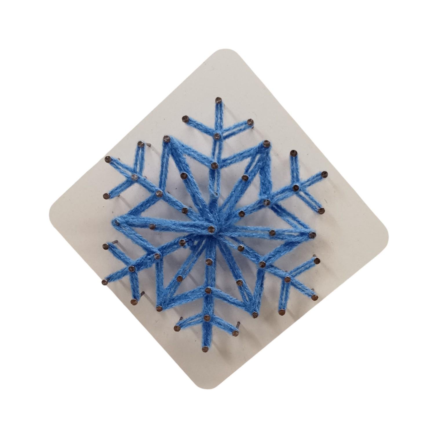 Набір для творчості стринг-арт Сніжинка 100х100 мм (30727988)