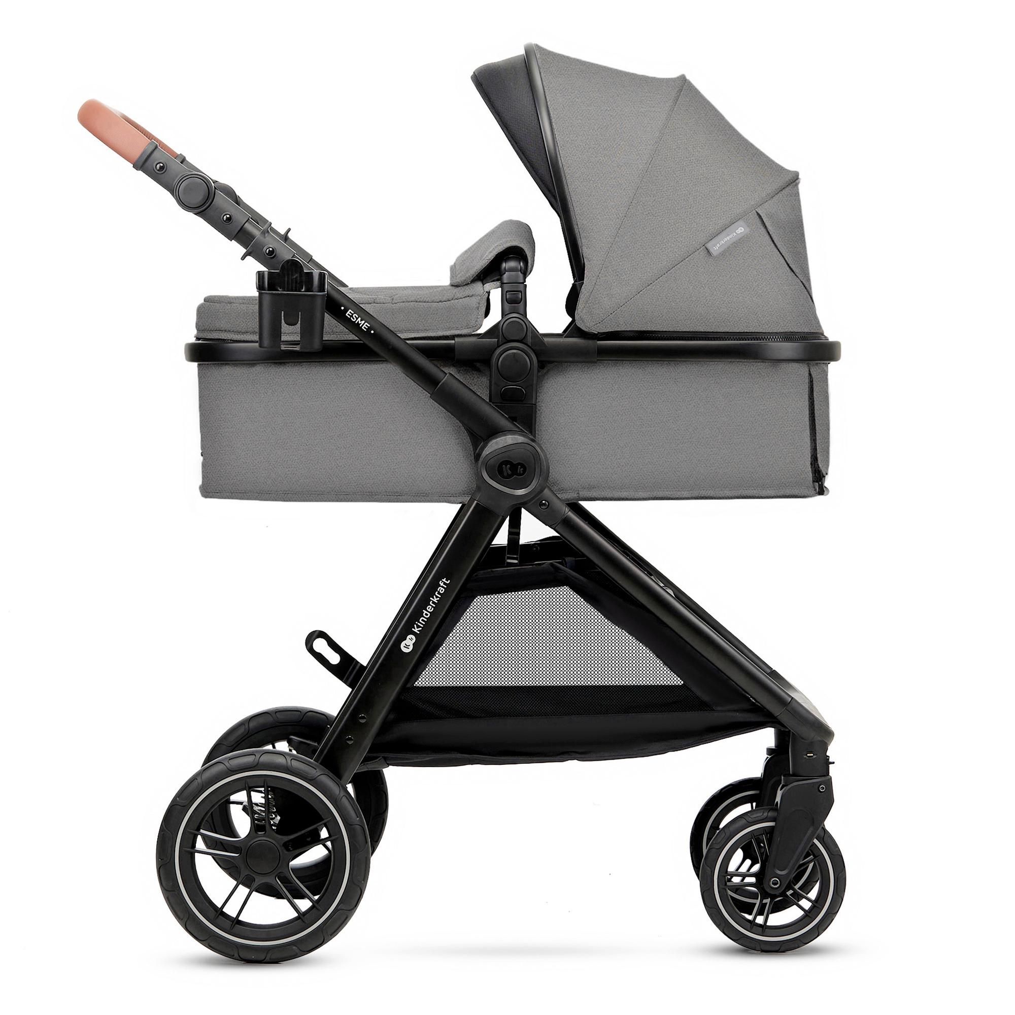 Коляска Kinderkraft Esme Moonlight Grey (KSESME00GRY3000)