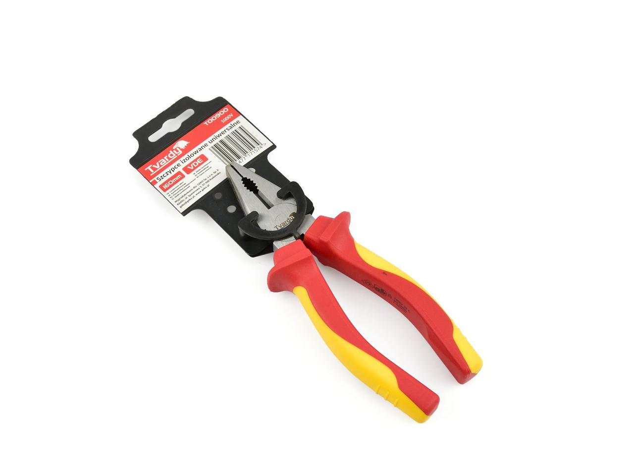 Плоскогубці діелектричні Tvardy VDE 1000V 160 мм (T00900) - фото 2 Плоскогубці діелектричні Tvardy VDE 1000V 160 мм (T00900) - фото 2