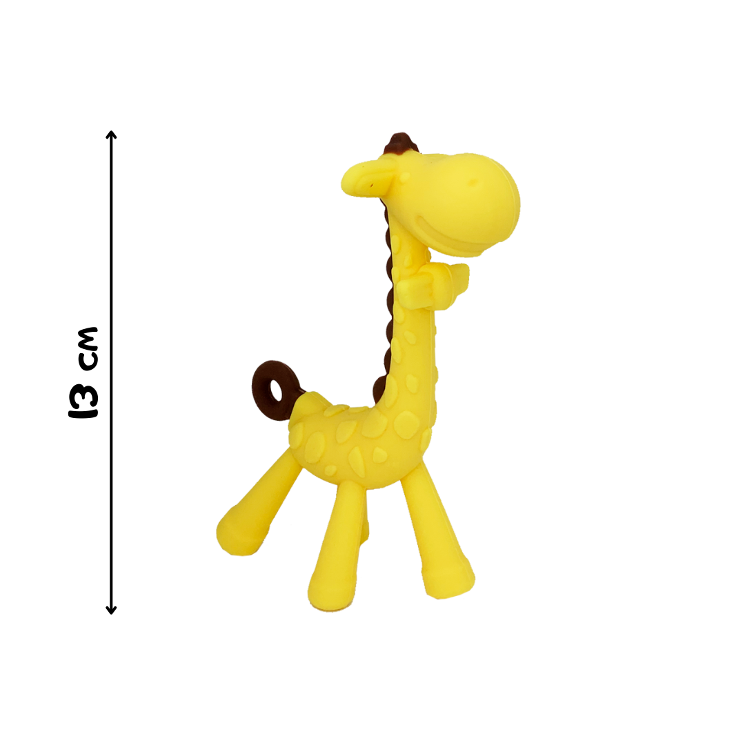 Прорезыватель для зубов Жираф в футляре Желтый - фото 4 Прорезыватель для зубов Жираф в футляре Желтый - фото 4