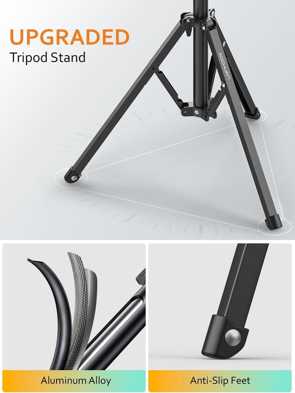 Штатив для камери AOCHUAN Tripod 1,7 м Complete Camera for Smartphones Camera Gimbal Stabilizers - фото 6 Штатив для камери AOCHUAN Tripod 1,7 м Complete Camera for Smartphones Camera Gimbal Stabilizers - фото 6