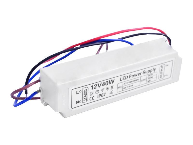 Блок питания LEDUA 40W-IP67 plastic12V (695)