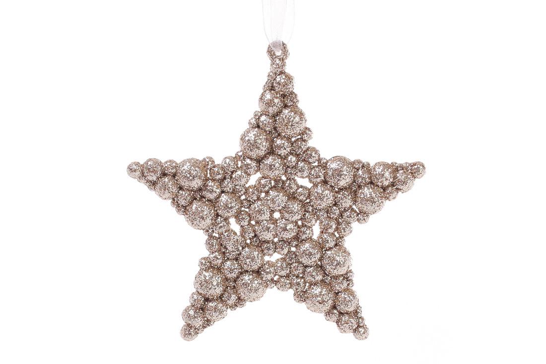 Новогодняя подвеска BonaDi Звезда 9,5 см (788-440)