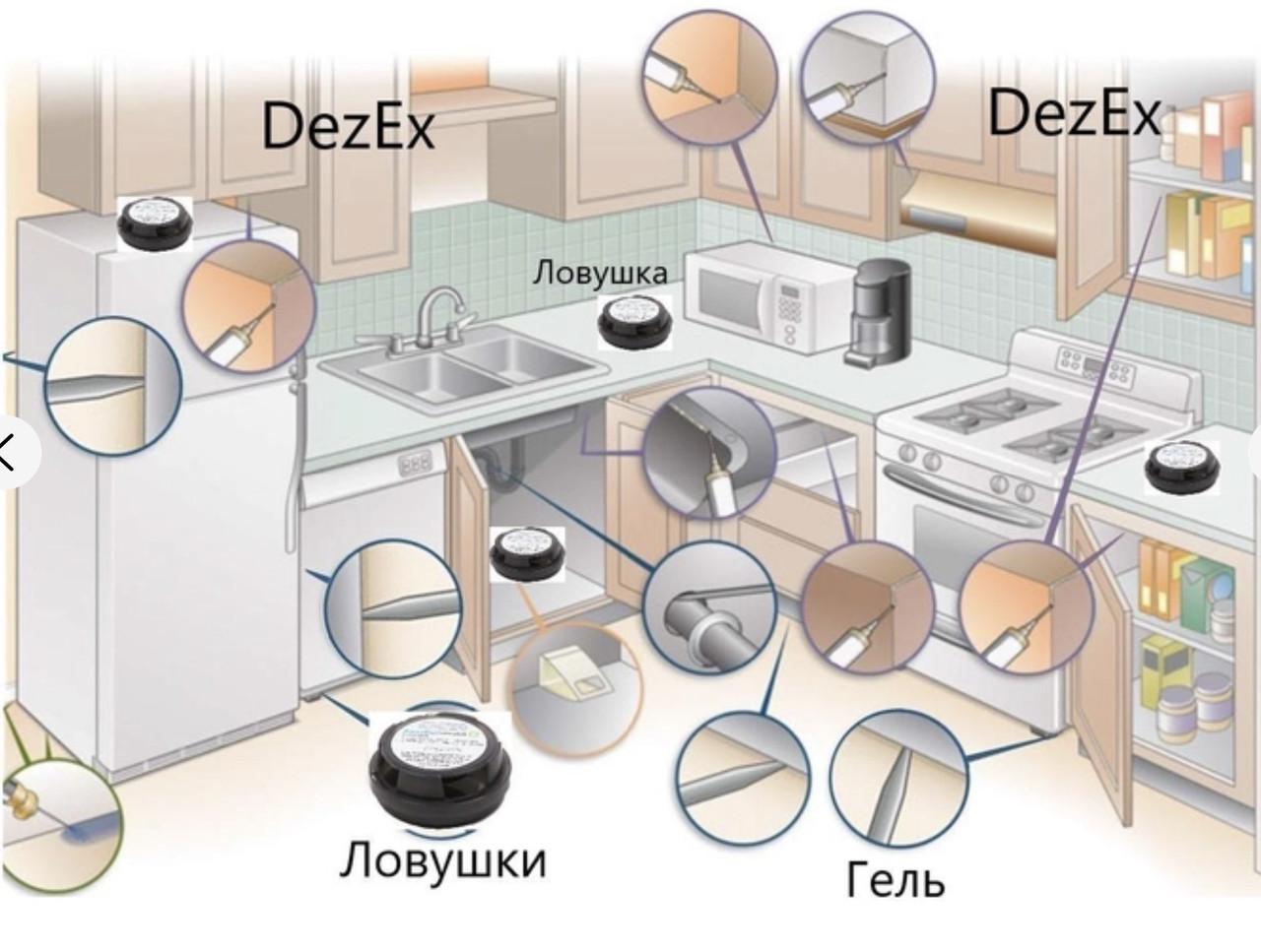 Гель яд от тараканов Advion Cockroach Gel Syngenta Evolution ловушка 6 шт. (2363968989) - фото 2