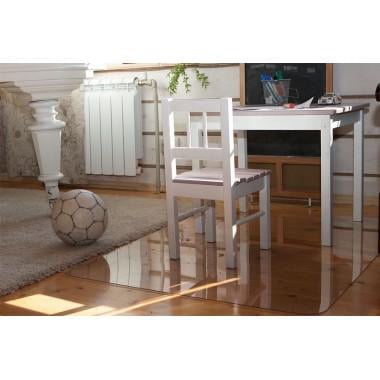 Захисний килимок під крісло з монолітного полікарбонату Poly-Frik 0,8 мм 1000х1240 мм Прозорий (ZK-08) - фото 3