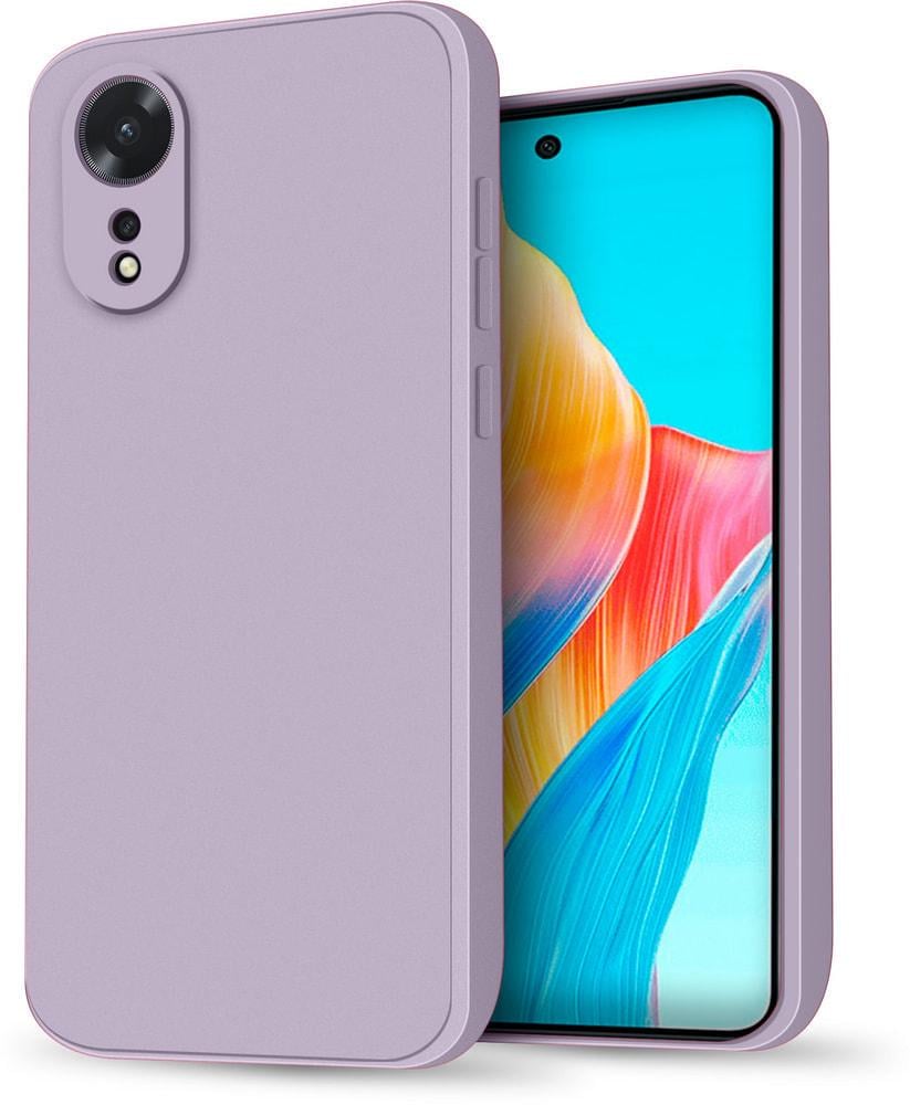 Силіконовий чохол HardCorner OPPO A58 (з мікрофіброю) Lilac (34423-3B)