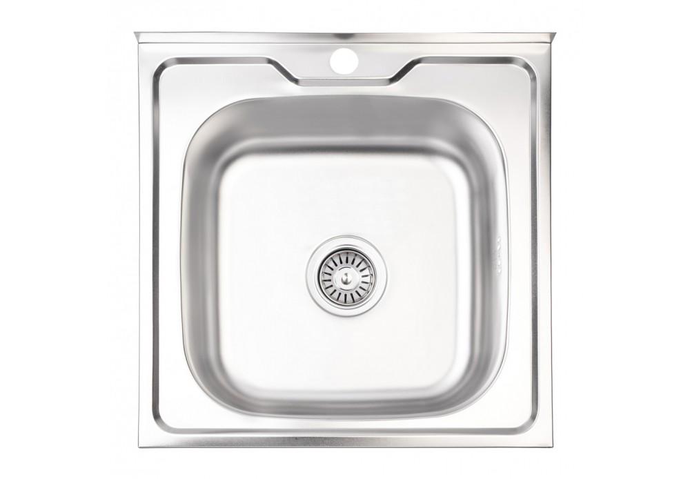 Кухонна мийка Lidz 5050 0,6мм Satin (LIDZ5050SAT06)