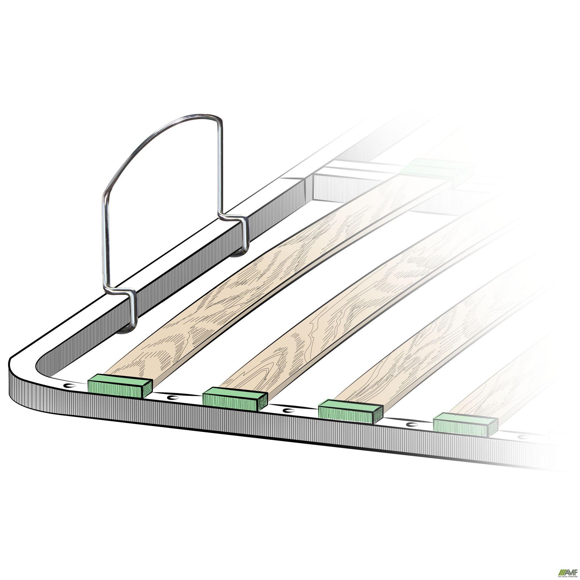 Ограничитель-держатель для матраса Флеш оцинкованный 25 мм (0025) - фото 3