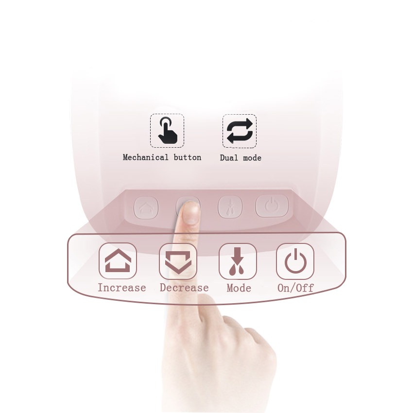 Молокоотсос электрический двухфазный Baby Milk с силиконовой соской Розовый - фото 6 Молокоотсос электрический двухфазный Baby Milk с силиконовой соской Розовый - фото 6