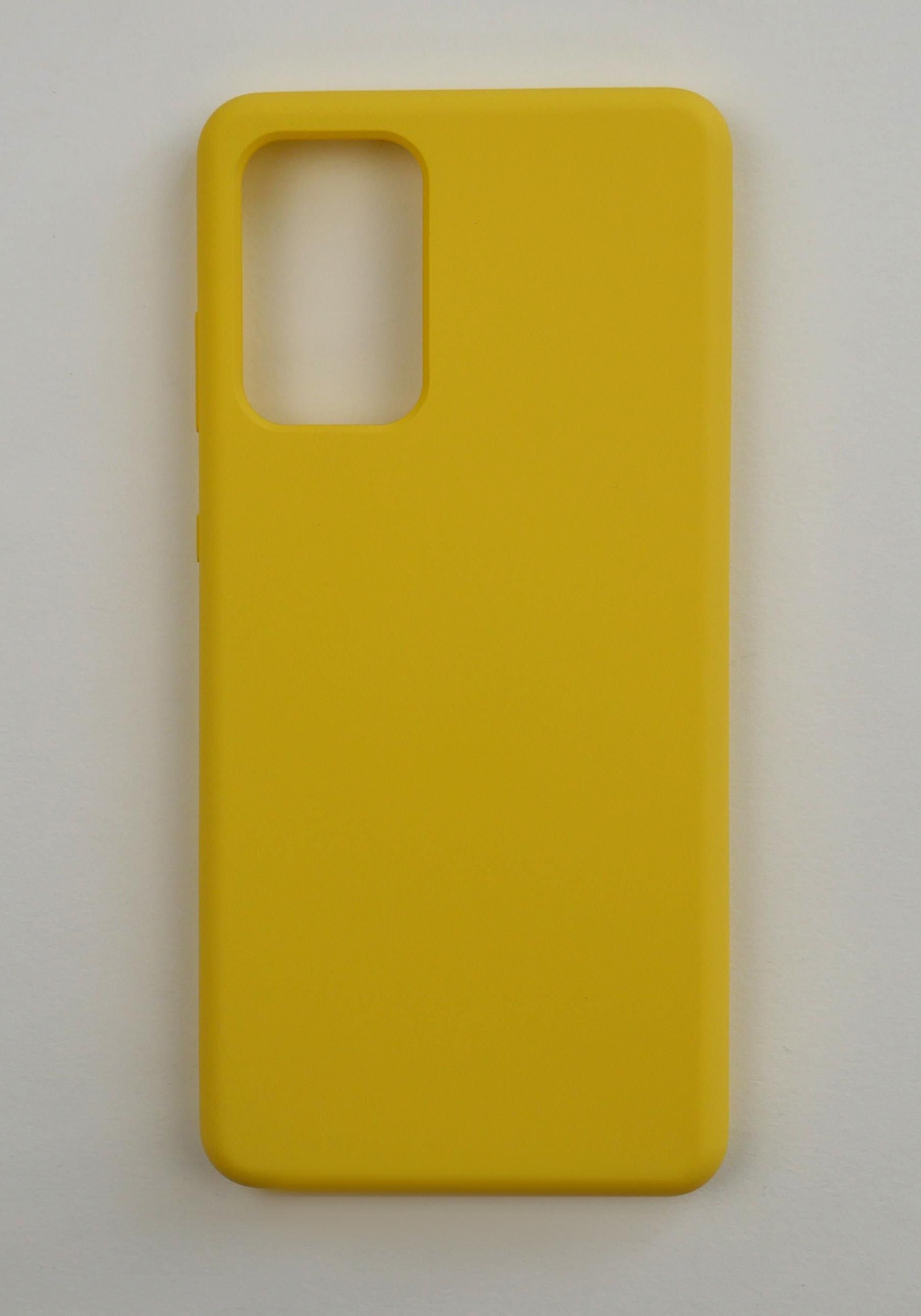 Чехол Jelly Silicone Case (Full cover no logo) Samsung A72 Yellow (4)