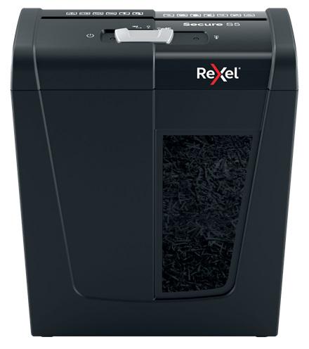 Шредер Rexel Secure S5 EU 7 мм 5 аркушів 10 л (2020121EU) - фото 1