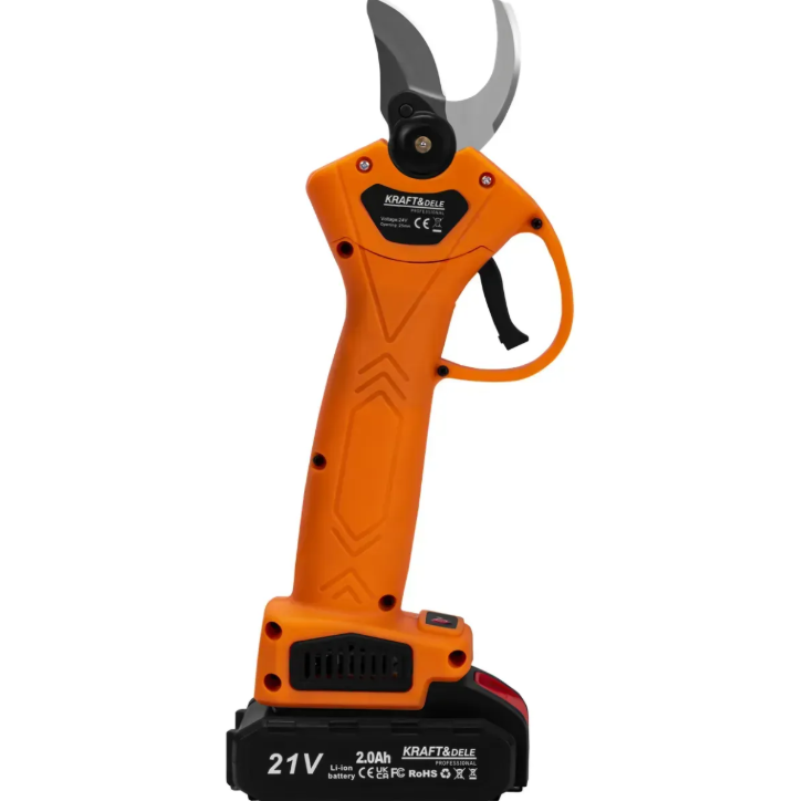 Секатор акумуляторний Kraft&Dele 21 В 2 А/год х2/зарядний пристрій (KD5091)