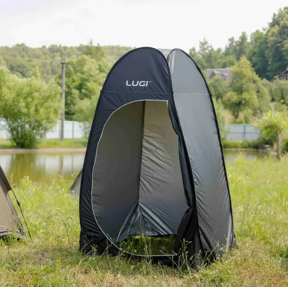 Намет душ-туалет автоматичний 120х120х190 см Чорний (LU-015DB) - фото 3 Намет душ-туалет автоматичний 120х120х190 см Чорний (LU-015DB) - фото 3