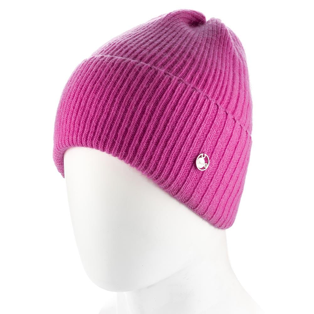 Шапка женская ангоровая сверху собрана Atrics WH909 утепленная флисом с отворотом Малиновый - фото 1 Шапка женская ангоровая сверху собрана Atrics WH909 утепленная флисом с отворотом Малиновый - фото 1