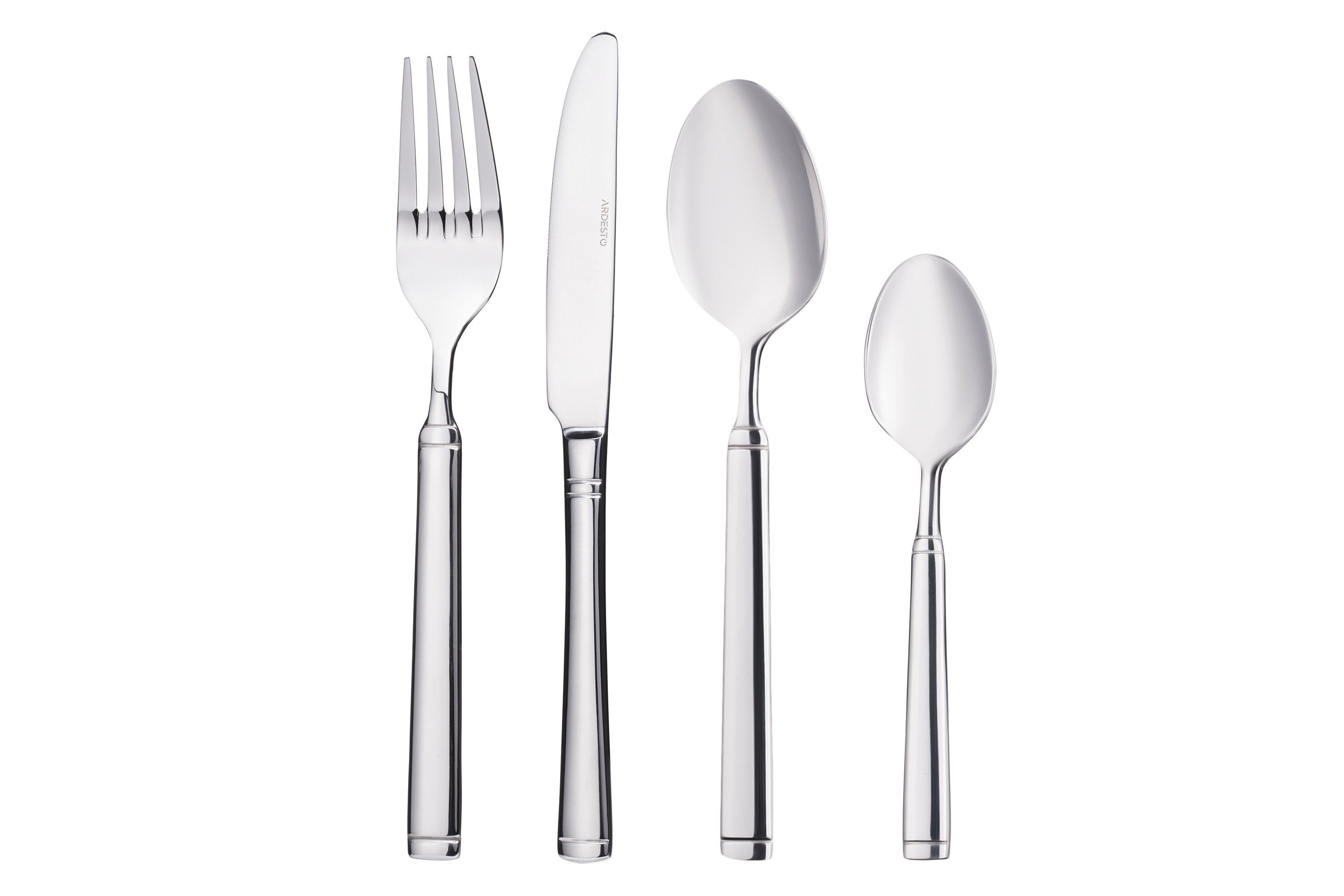 Набор столовых принадлежностей Ardesto Black Mars Bordeaux 24 предмета