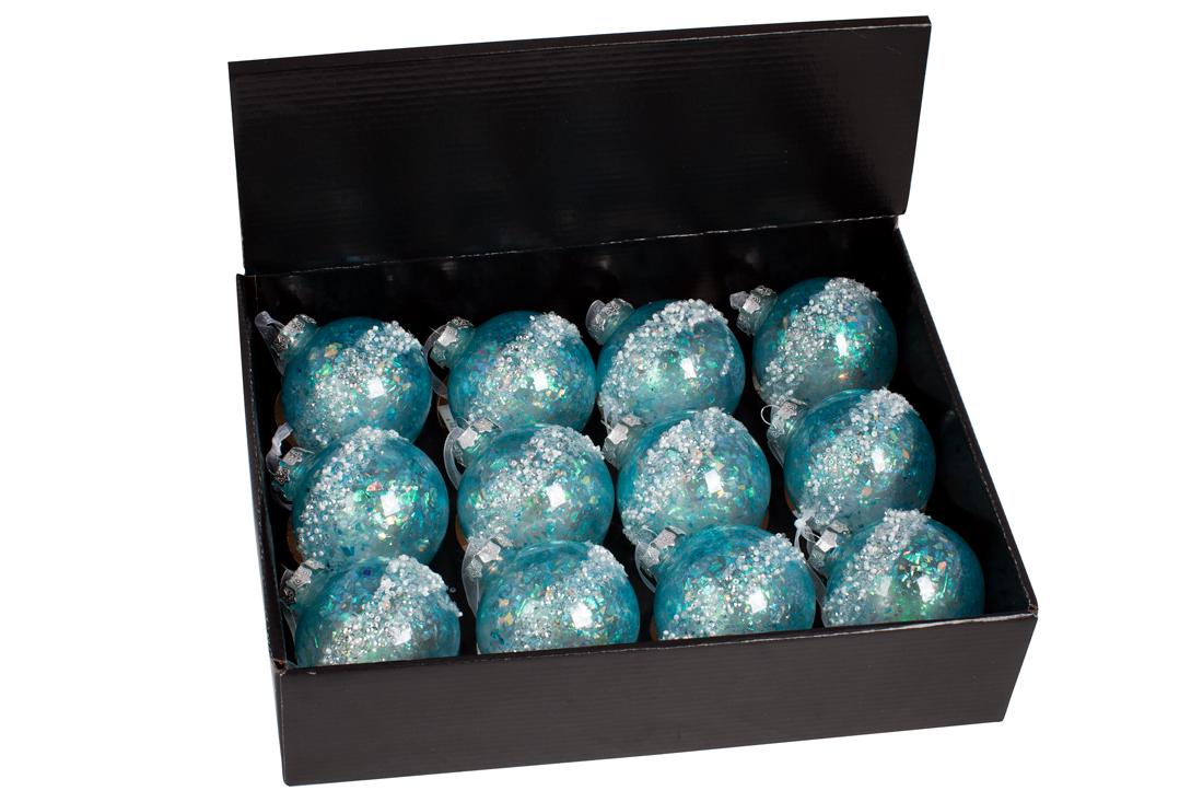 Набор елочных шариков BonaDi 8 см 12 шт. (787-439)