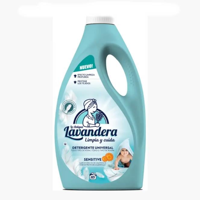 Гель для прання Lavandera дитячий Сенсетів 2.49 л 83 прання