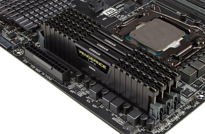 Пам'ять для настільних комп'ютерів Corsair 4x16GB DDR4 2666 MHz Vengeance LPX Чорний (CMK64GX4M4A2666C16) - фото 5 Пам'ять для настільних комп'ютерів Corsair 4x16GB DDR4 2666 MHz Vengeance LPX Чорний (CMK64GX4M4A2666C16) - фото 5