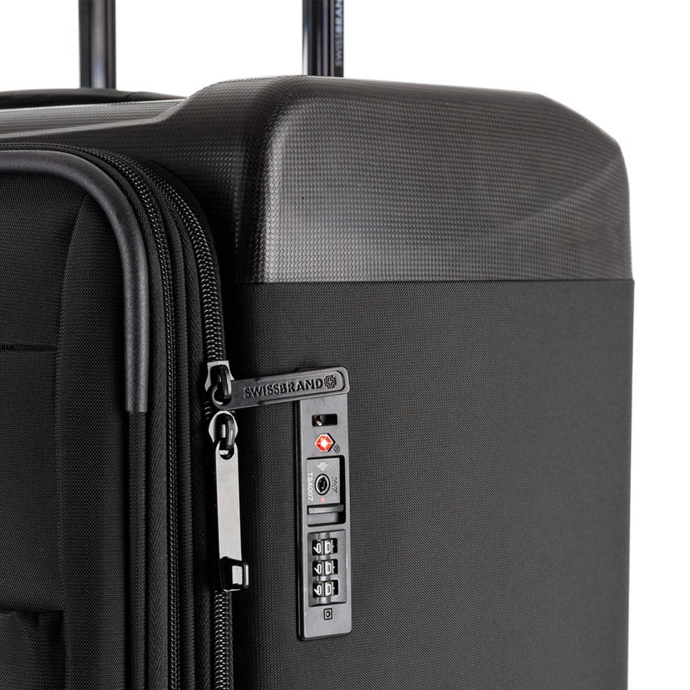 Чемодан Swissbrand Perth L Black (SWB_LYPER001L) - фото 6 Чемодан Swissbrand Perth L Black (SWB_LYPER001L) - фото 6