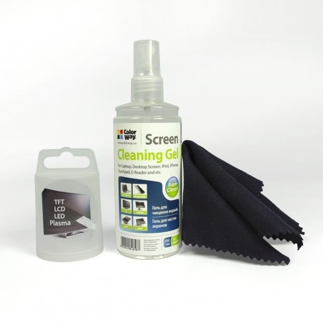 Чистка ноутбука набір ColorWay CW-5151 спрей 150 мл/серветка (CW-5151) Чистка ноутбука набір ColorWay CW-5151 спрей 150 мл/серветка (CW-5151)