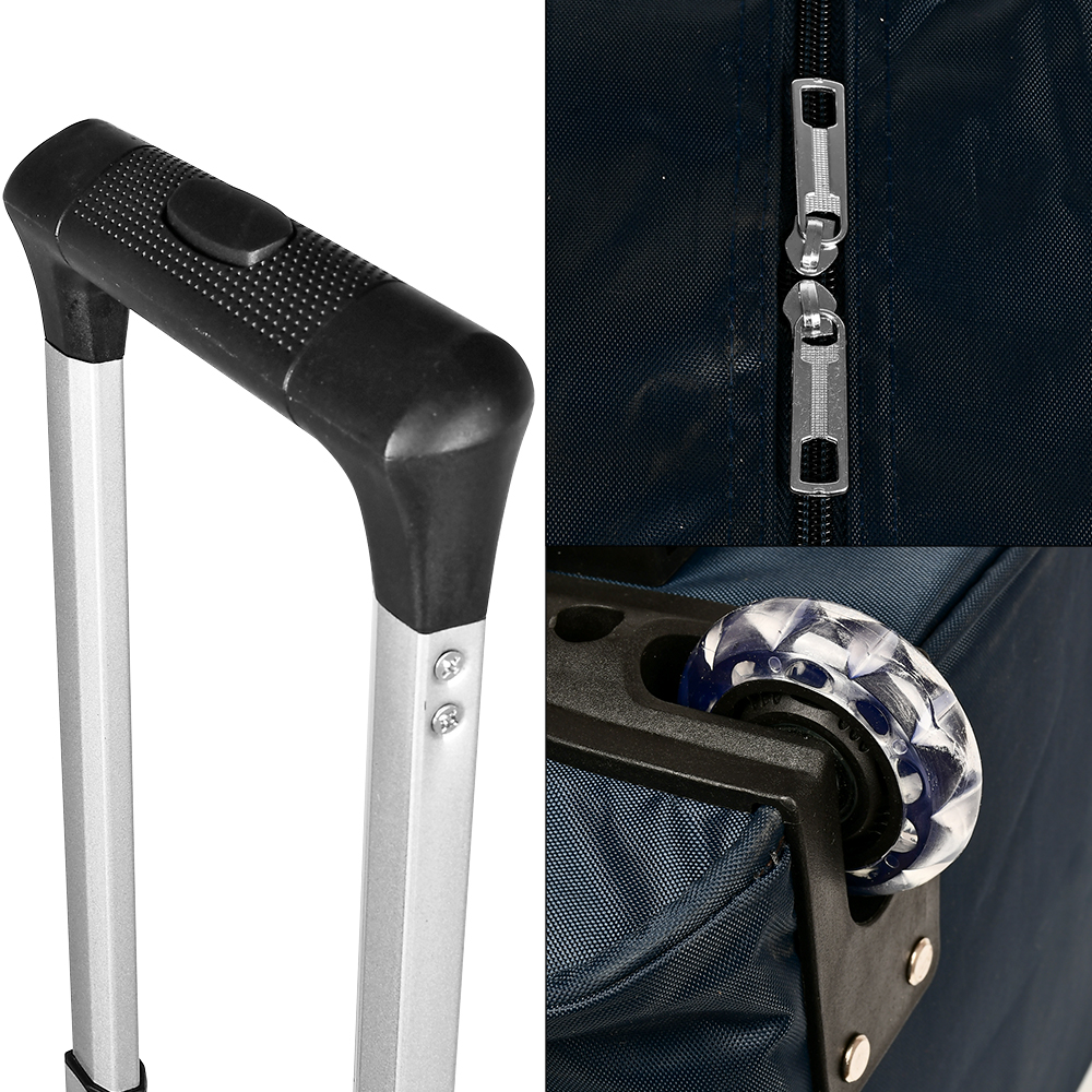 Валіза-сумка Stenson R95587-DB 38x43/31,5x34 см 2 шт. Blue - фото 3 Валіза-сумка Stenson R95587-DB 38x43/31,5x34 см 2 шт. Blue - фото 3