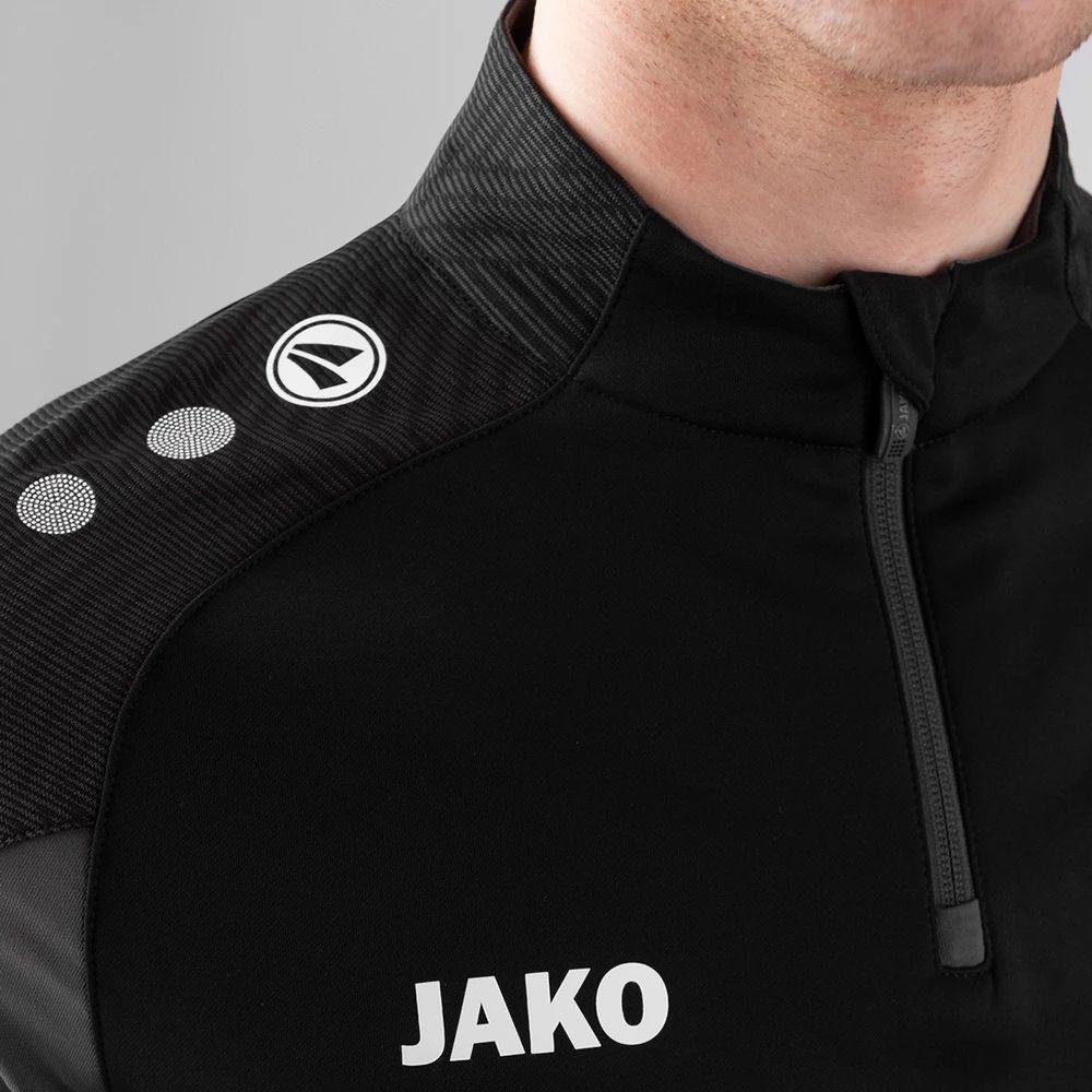 Реглан детский Jako Zip Top Performance 8622-804 164 см Черный/Серый - фото 10