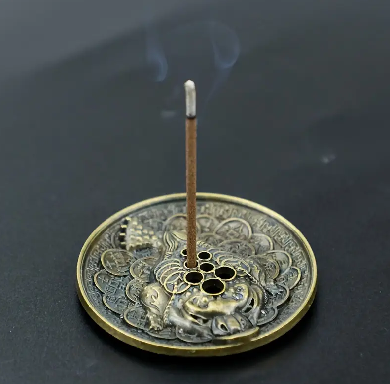 Аромалампа для благовоний Монета металлическая 4,8х4,8 см (EG4079)