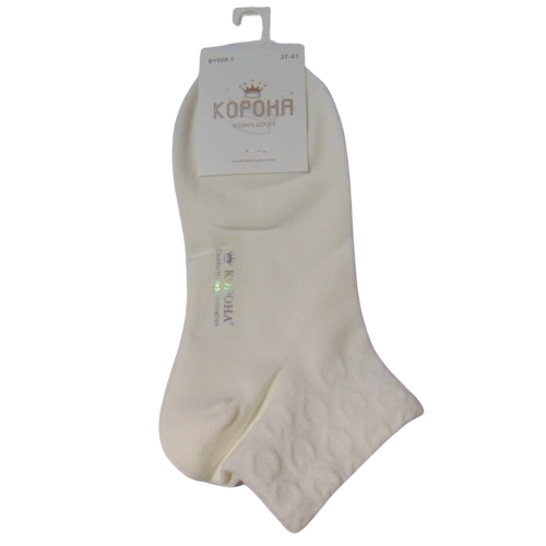 Носки женские с выбитым узором Корона р. 37-41 Белый (2134830013) Носки женские с выбитым узором Корона р. 37-41 Белый (2134830013)