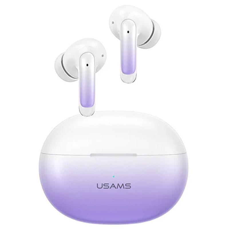 Наушники беспроводные TWS Usams-XD19 X-don Series ENC BT 5.3 Gradient Purple (00000070751_4)