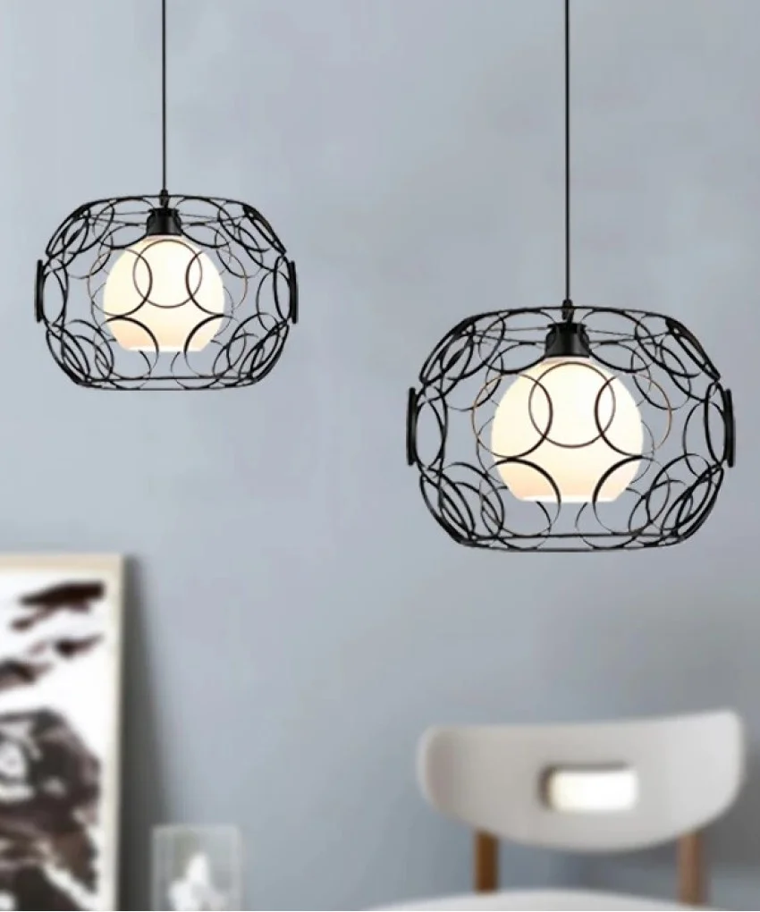 Підвісний світильник SOLEDESIGN Loop Hoop E27 40W Чорний (SDLC-00115)