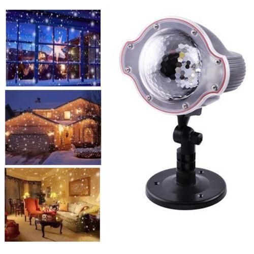 Проектор светодиодный Star Shower Snow 809 Waterproof 2 кронштейна RGB White (2245059248) - фото 6