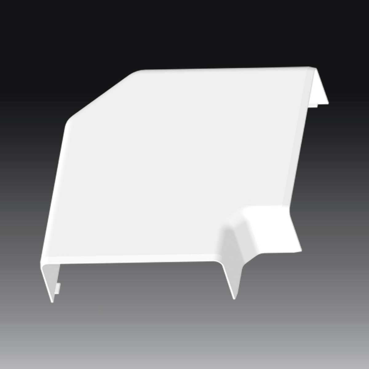 Угол плоский KOPOS для короба EKD 120x40 мм ПВХ Белый (8583_HB)