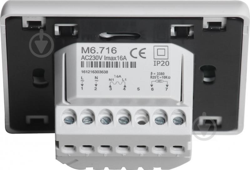 Терморегулятор программированный M6.716 E51 Черный (2003518780) - фото 2
