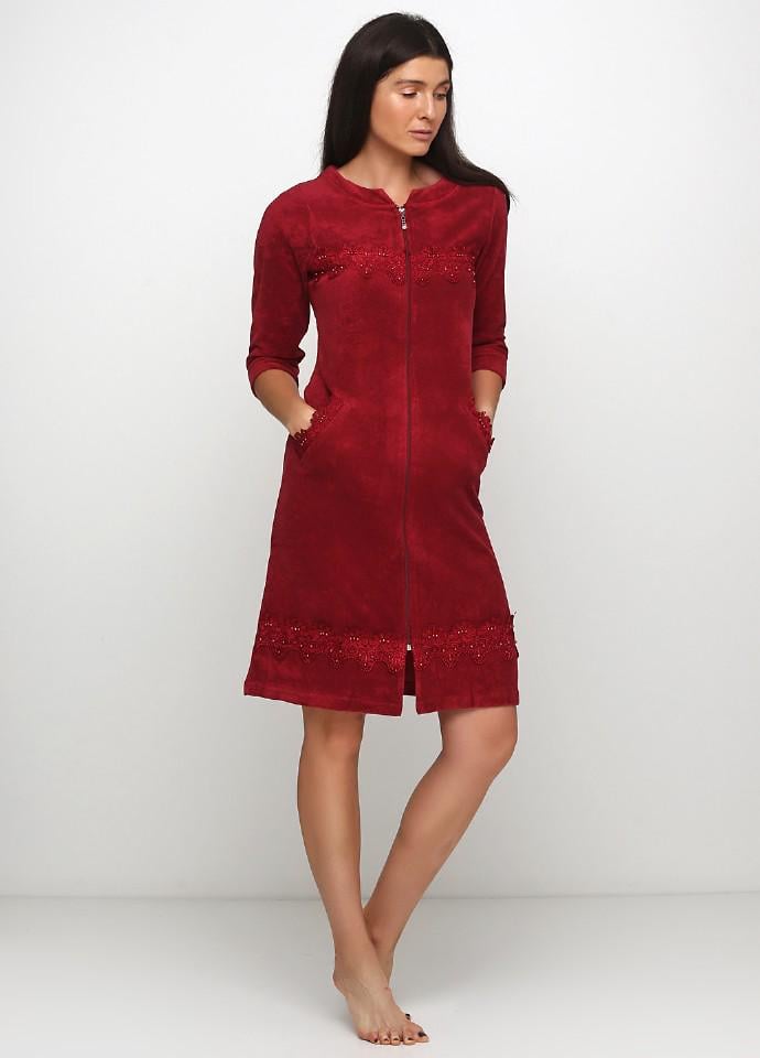 Халат Wild Love M темно-Красный (971) Халат Wild Love M темно-Красный (971)