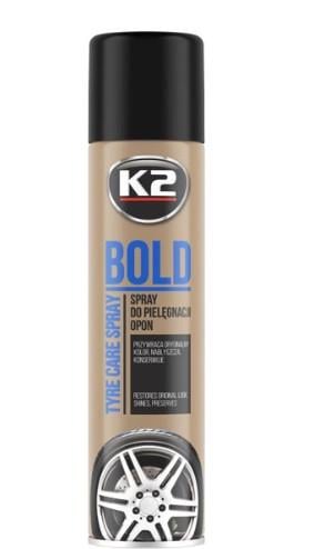 Засіб для очищення та блиску гуми Bold K2 600 мл (K1561)