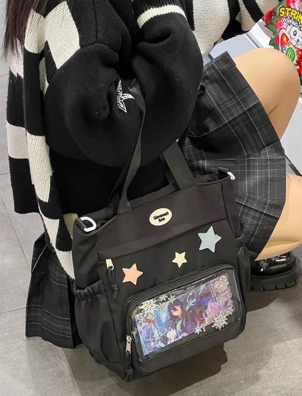 Сумка жіноча для школи/інституту з кишенями в японському стилі - фото 6 Сумка жіноча для школи/інституту з кишенями в японському стилі - фото 6