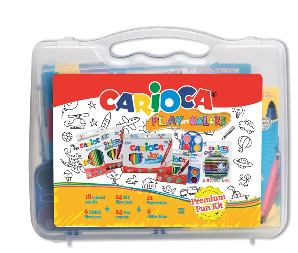 Набор для рисования Carioca Play with Colors 90 элементов (43262)