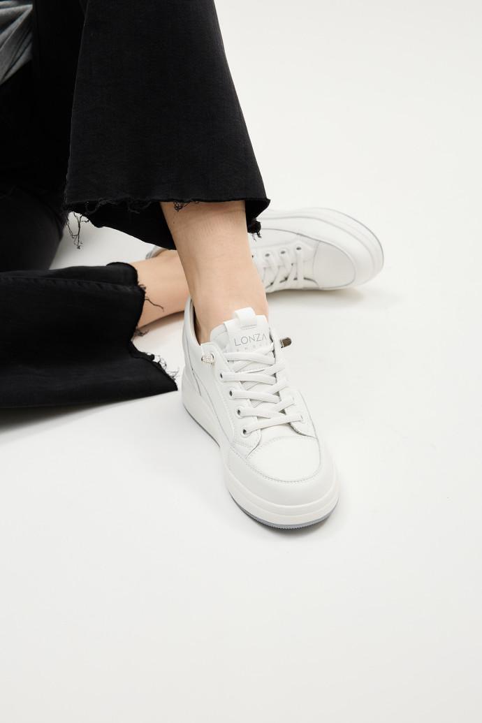 Сліпони жіночі LONZA шкіряні р. 39 Білий (198900) - фото 3