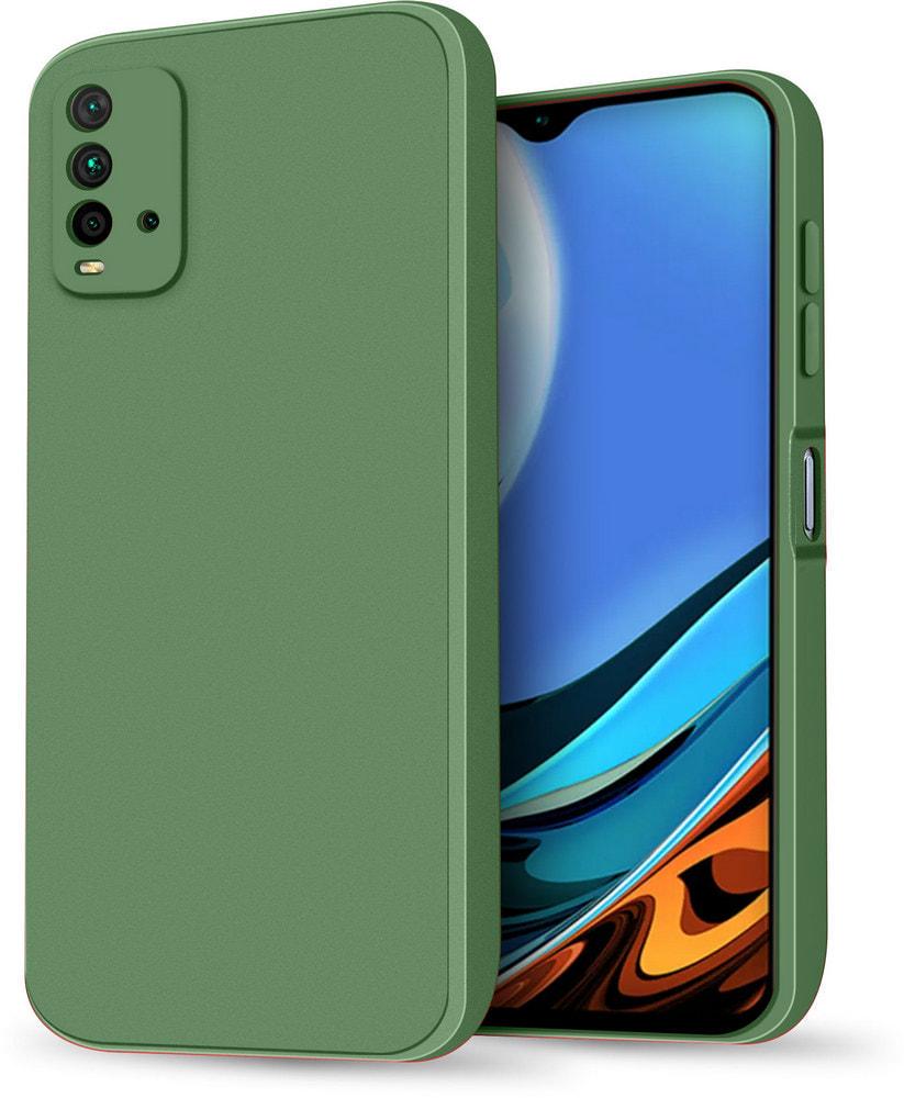 Силиконовый чехол HardCorner Xiaomi Redmi 9T (с микрофиброй) Khaki (34845-17)