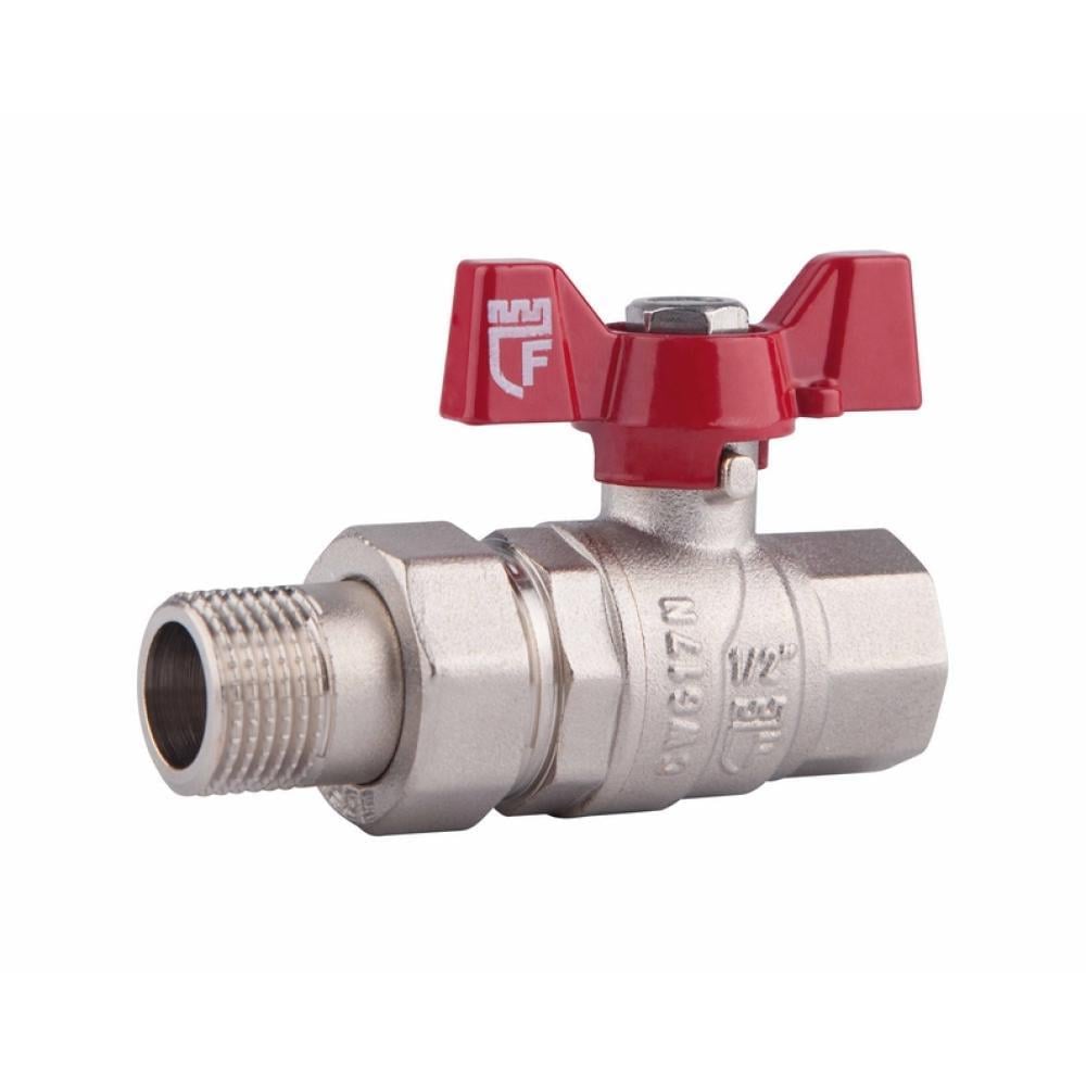 Кран шаровой SD Forte Американка 1" прямой (SF220W25)