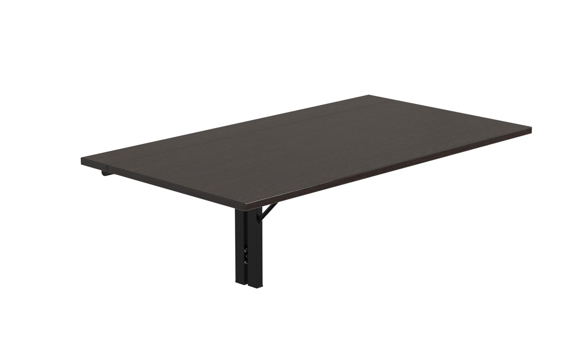 Обеденный стол-трансформер стеновой Ferrum-decor Ника металл/ДСП 16 мм 420x900x500 мм Черный/Венге Магия (FRD-105591) - фото 1 Обеденный стол-трансформер стеновой Ferrum-decor Ника металл/ДСП 16 мм 420x900x500 мм Черный/Венге Магия (FRD-105591) - фото 1