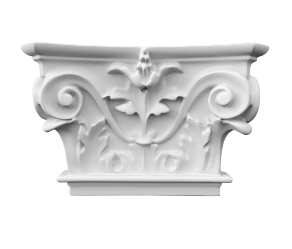 Пілястр поліуретановий капітель Gaudi Decor PL 554N