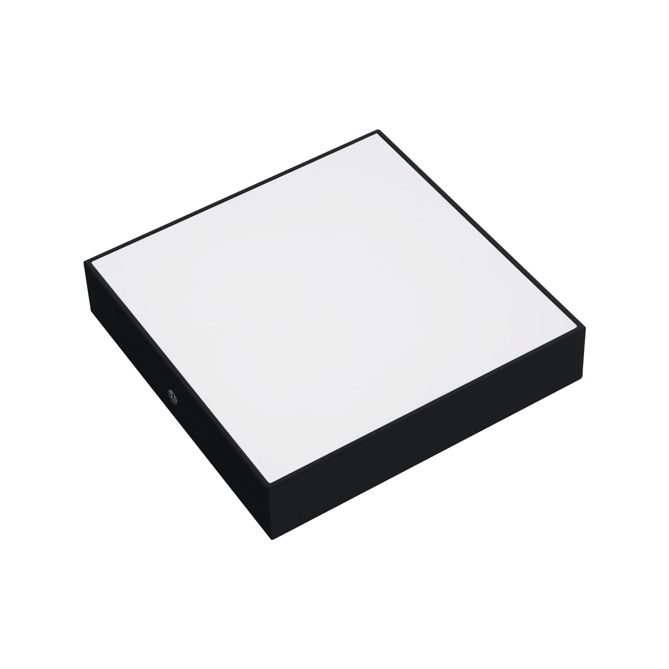 LED-світильник накладний квадратний SOFIA/S-24 24W 6400K 2160 Lm 100-265V 170х38 мм Чорний (27552034)