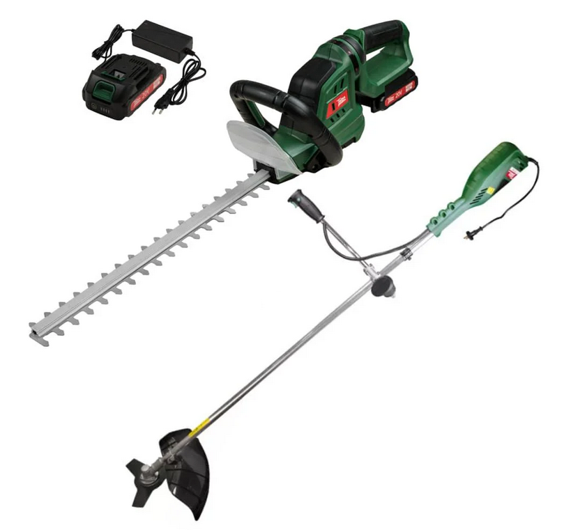 Триммер электрический Tatra Garden TE 120/кусторез Tatra Garden BCA 20 с АКБ и ЗУ