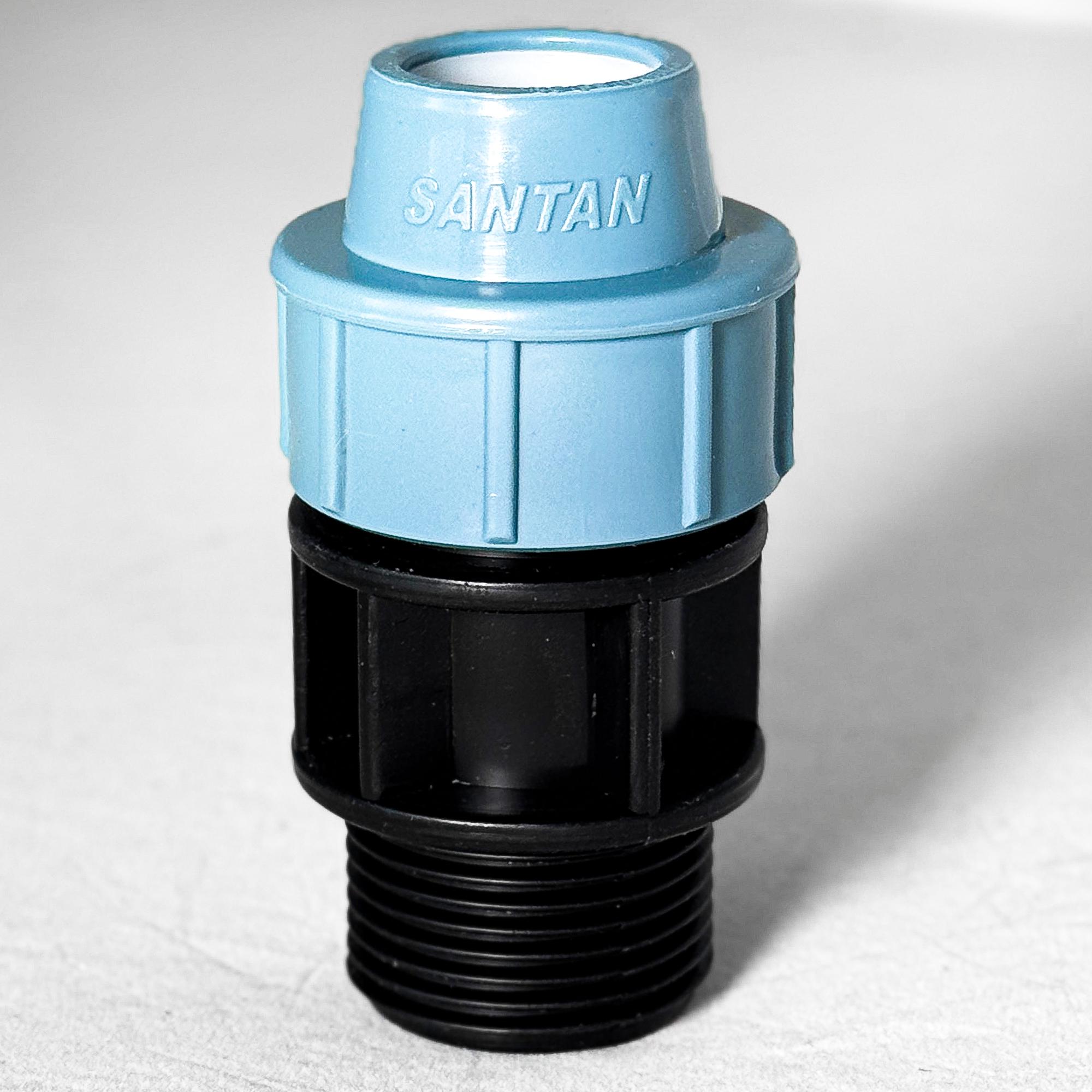 Муфта затискна SANTAN із зовнішнім різьбленням 20 мм х 1" (323527) - фото 4