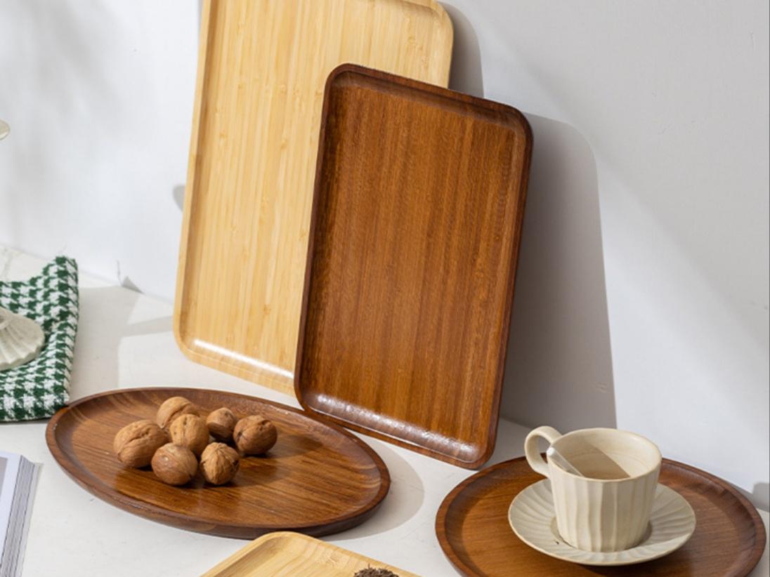 Тарілка дерев'яна прямокутна 30х20 см (WPR-3002) - фото 2 Тарілка дерев'яна прямокутна 30х20 см (WPR-3002) - фото 2