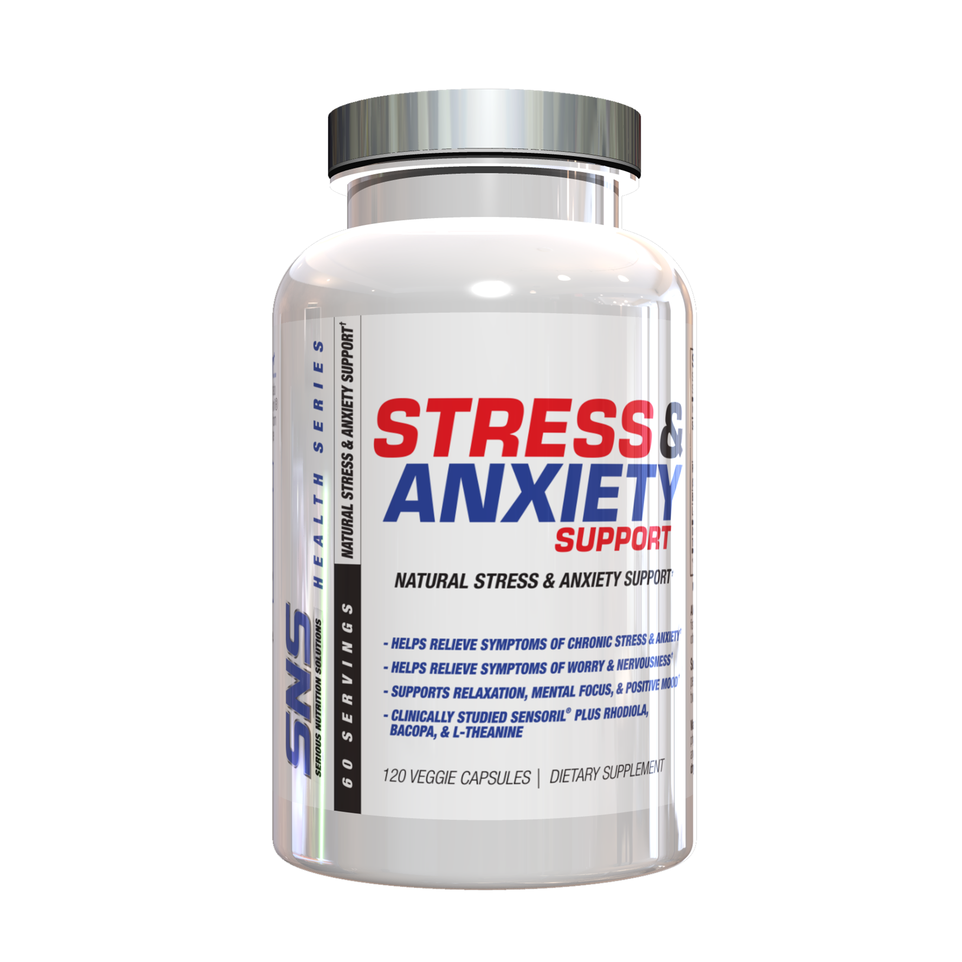 Підтримка від стресу SNS Stress & Anxiety Support 120 кап. (1429)